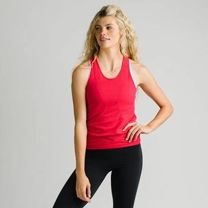 Zyia Active Red Copper Charged Tank